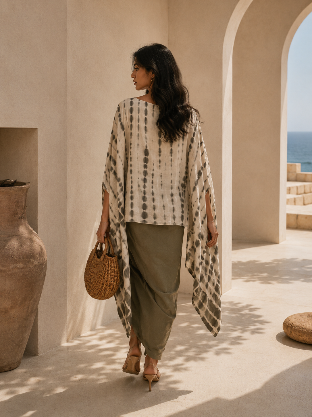 Arro Tie & Dye Top + Sol Wrap Skirt