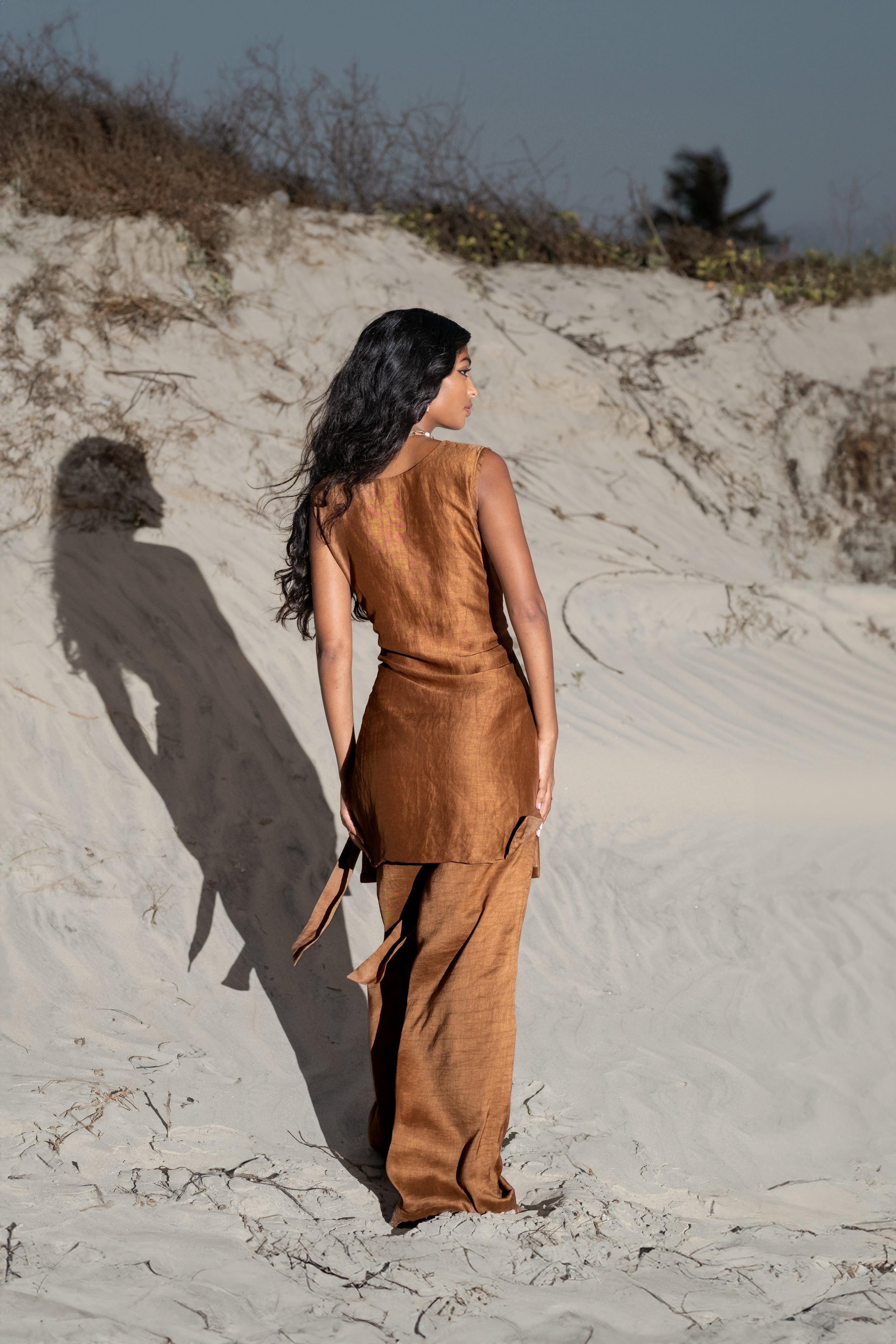 Lumina - Monotone Co-ord Set with tie-up detailing