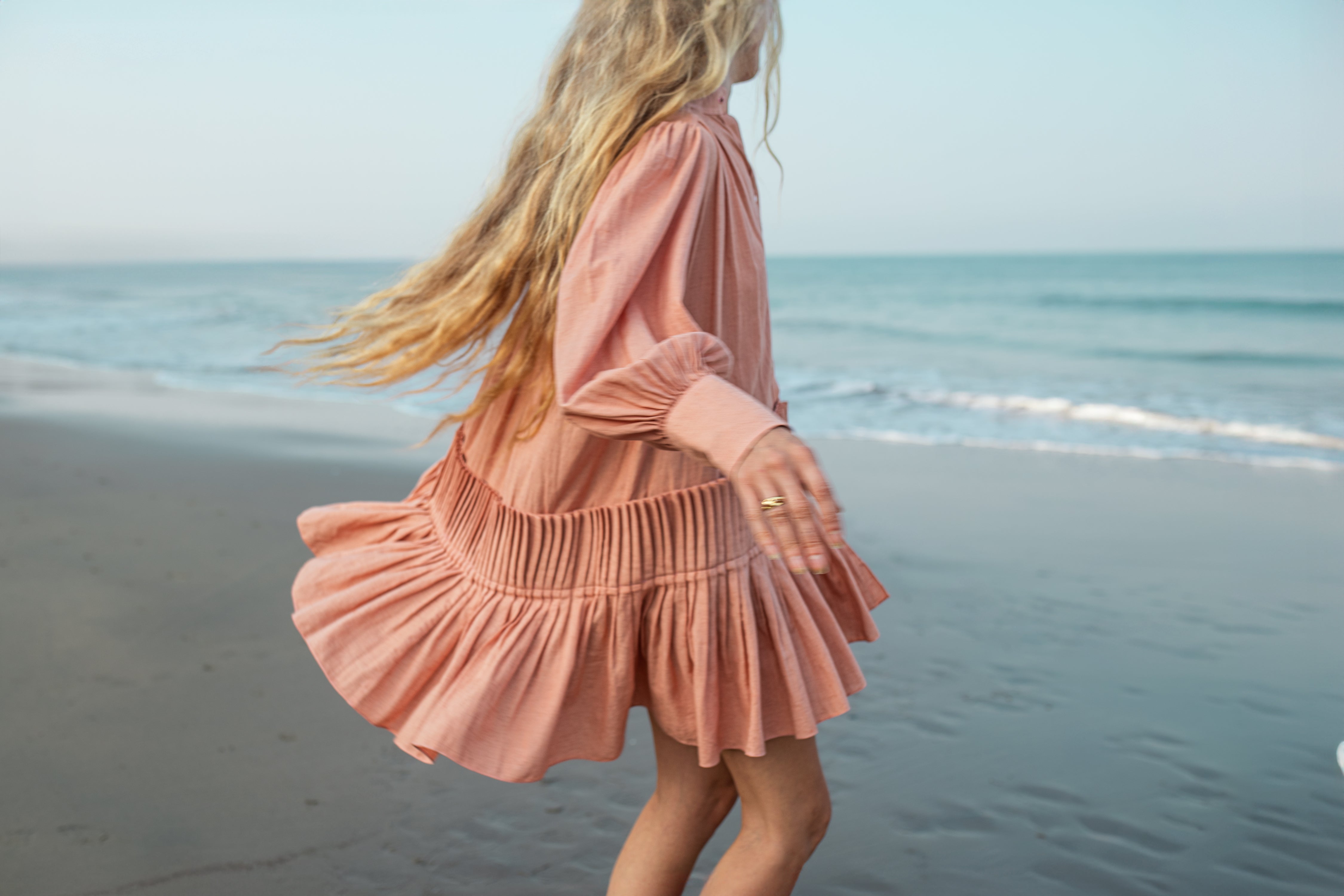 Isla - Pleated Shirt Dress