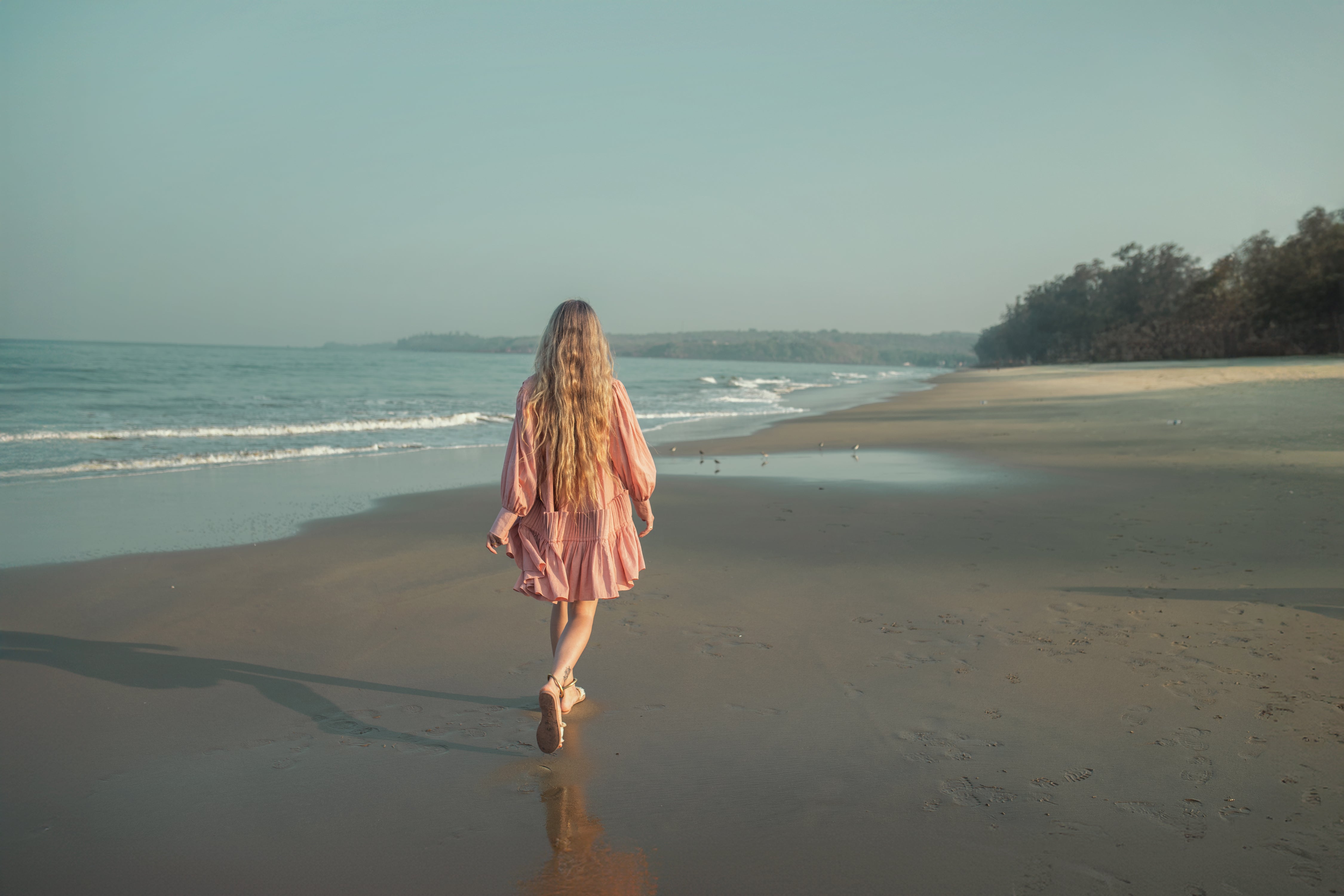 Isla - Pleated Shirt Dress