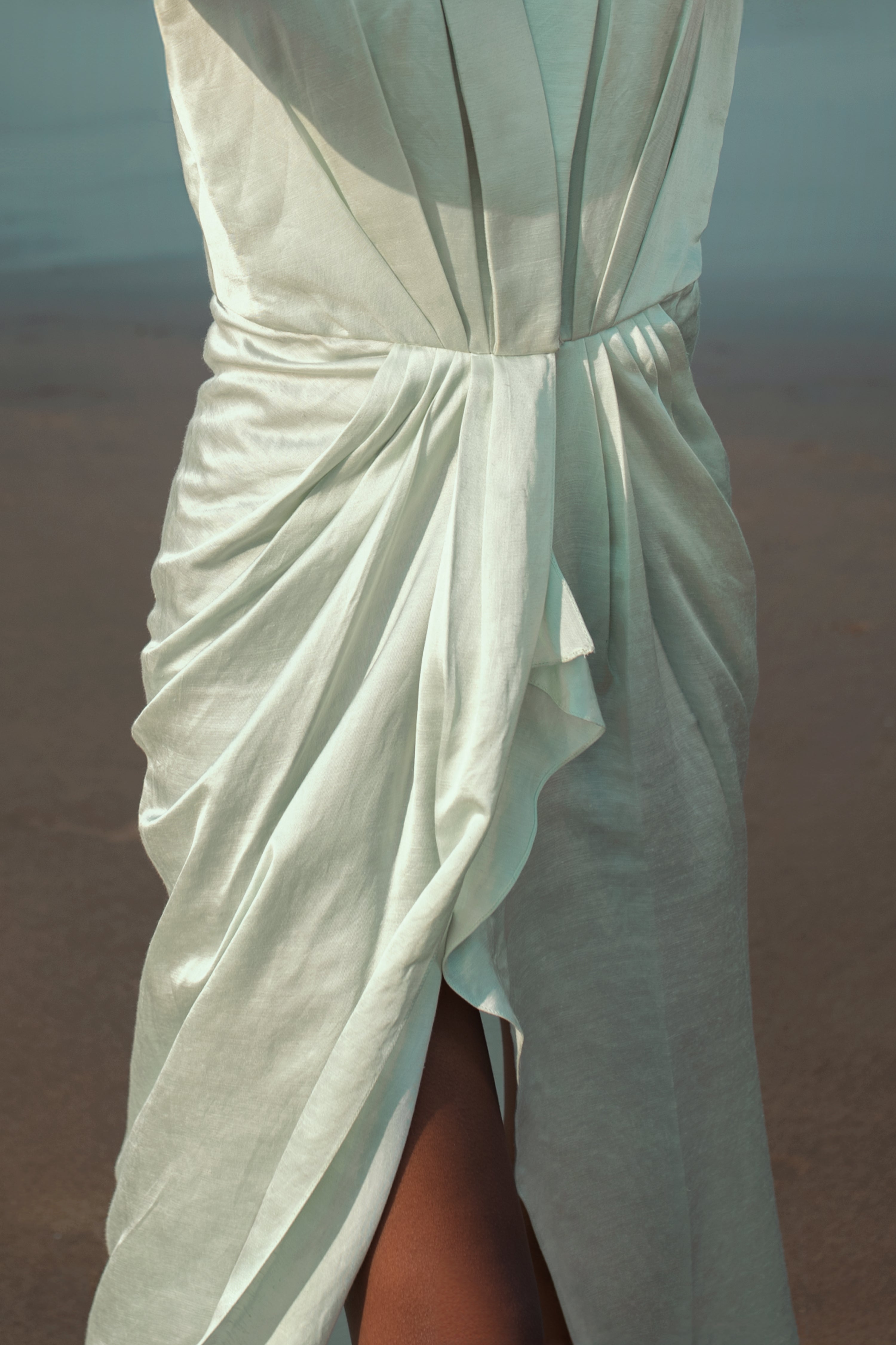 Astral - Solid Slit Dress