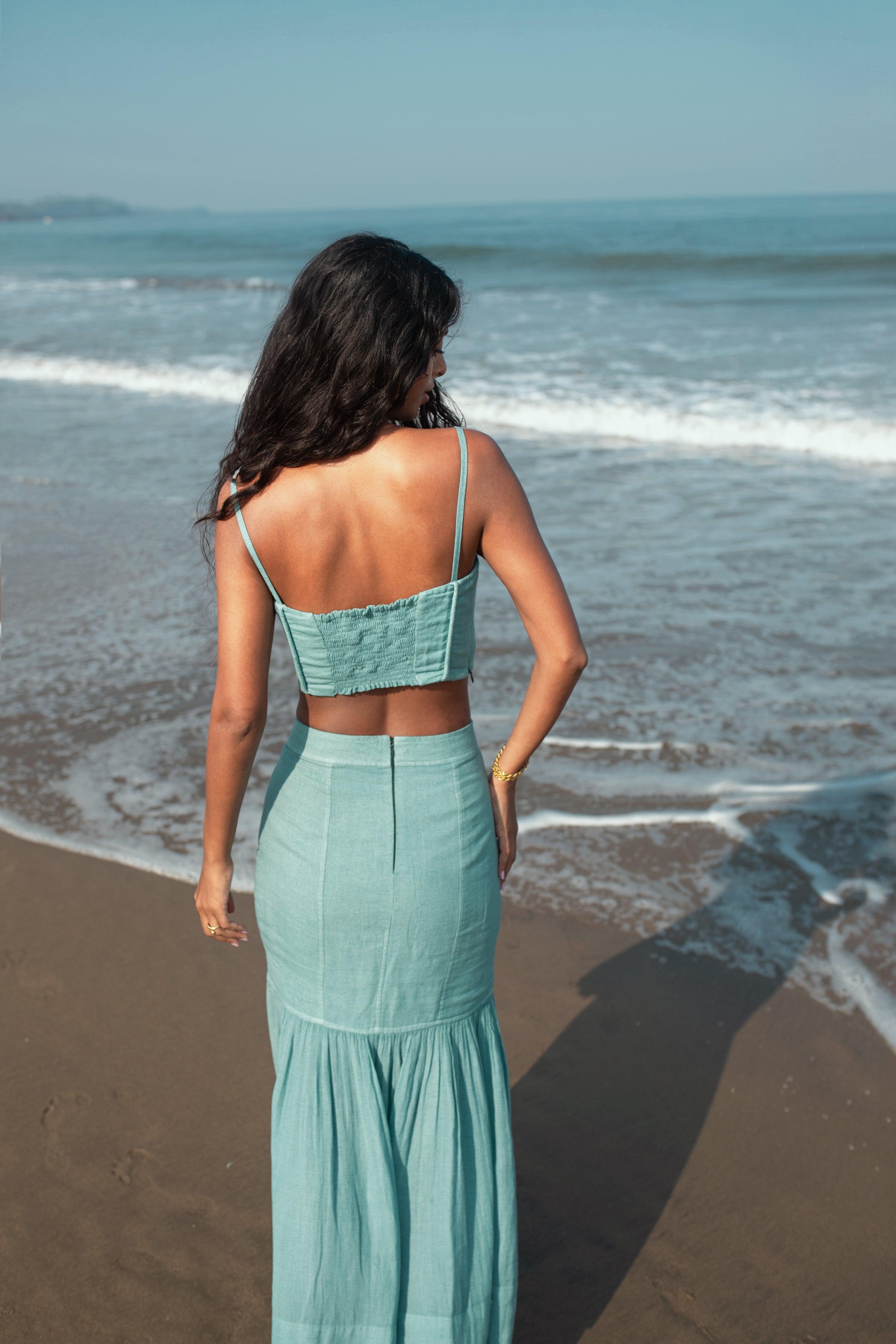 Serene  - Crop Top with Mermaid Skirt