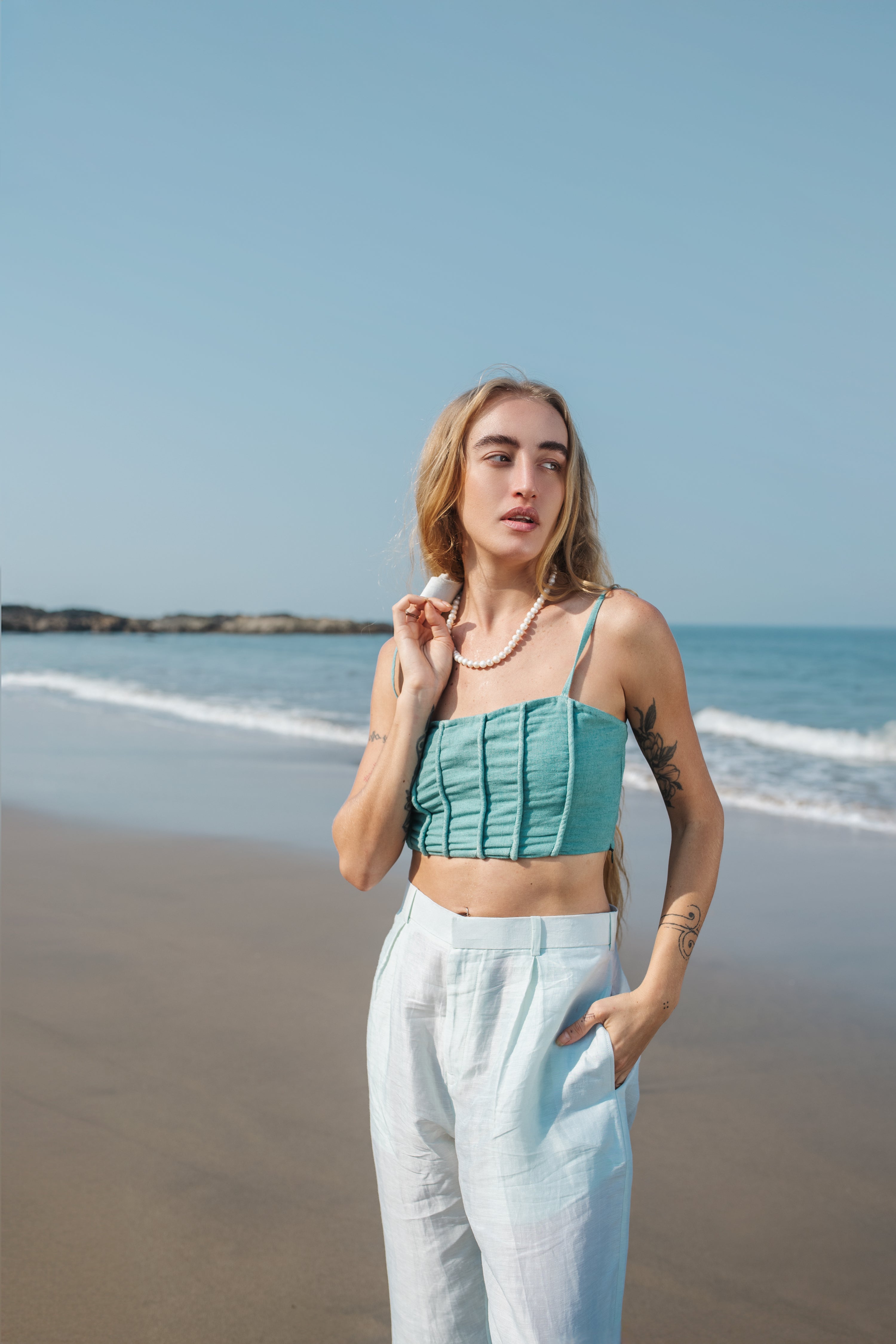 Cifer With Bralette - Monotone Co-ord Set with Bralette