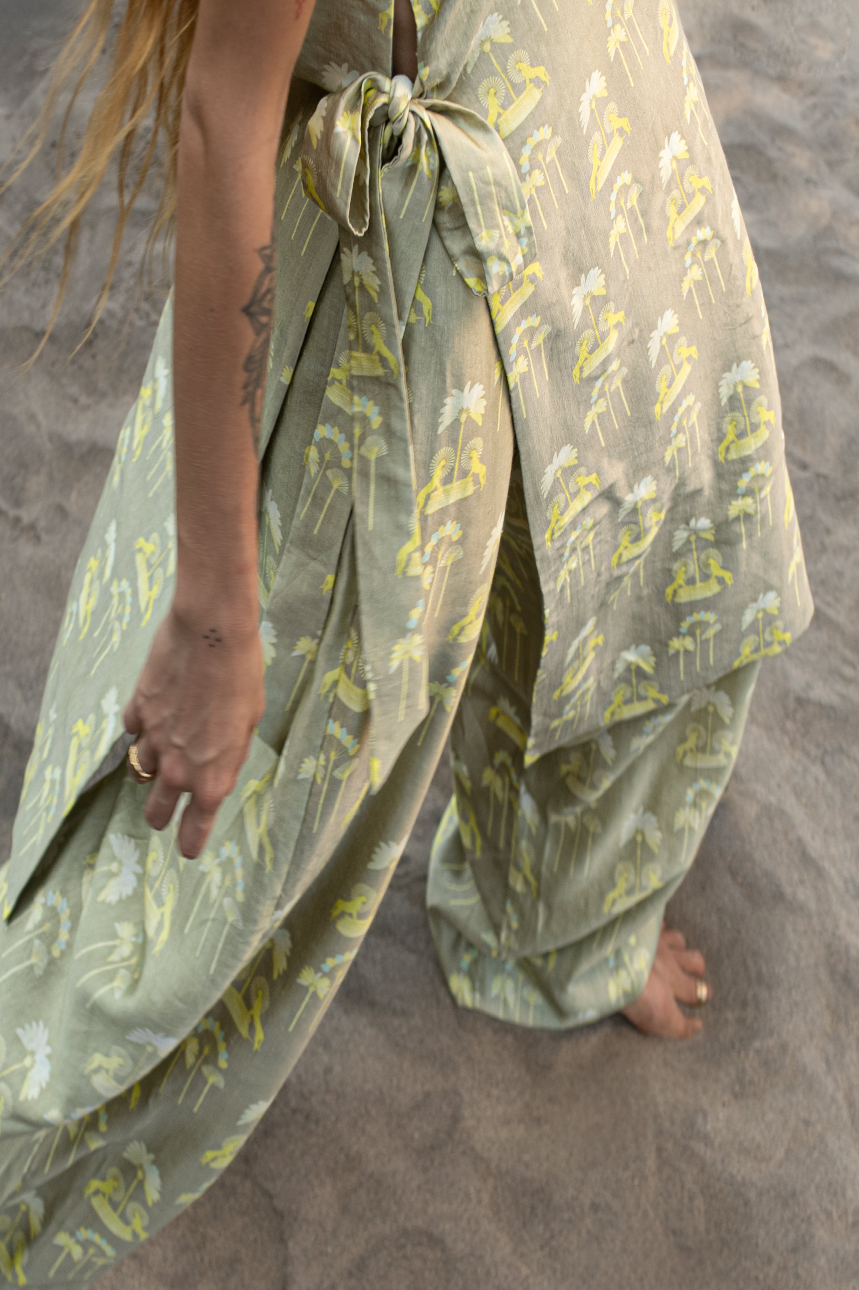 Verve - Tropical Print Pant