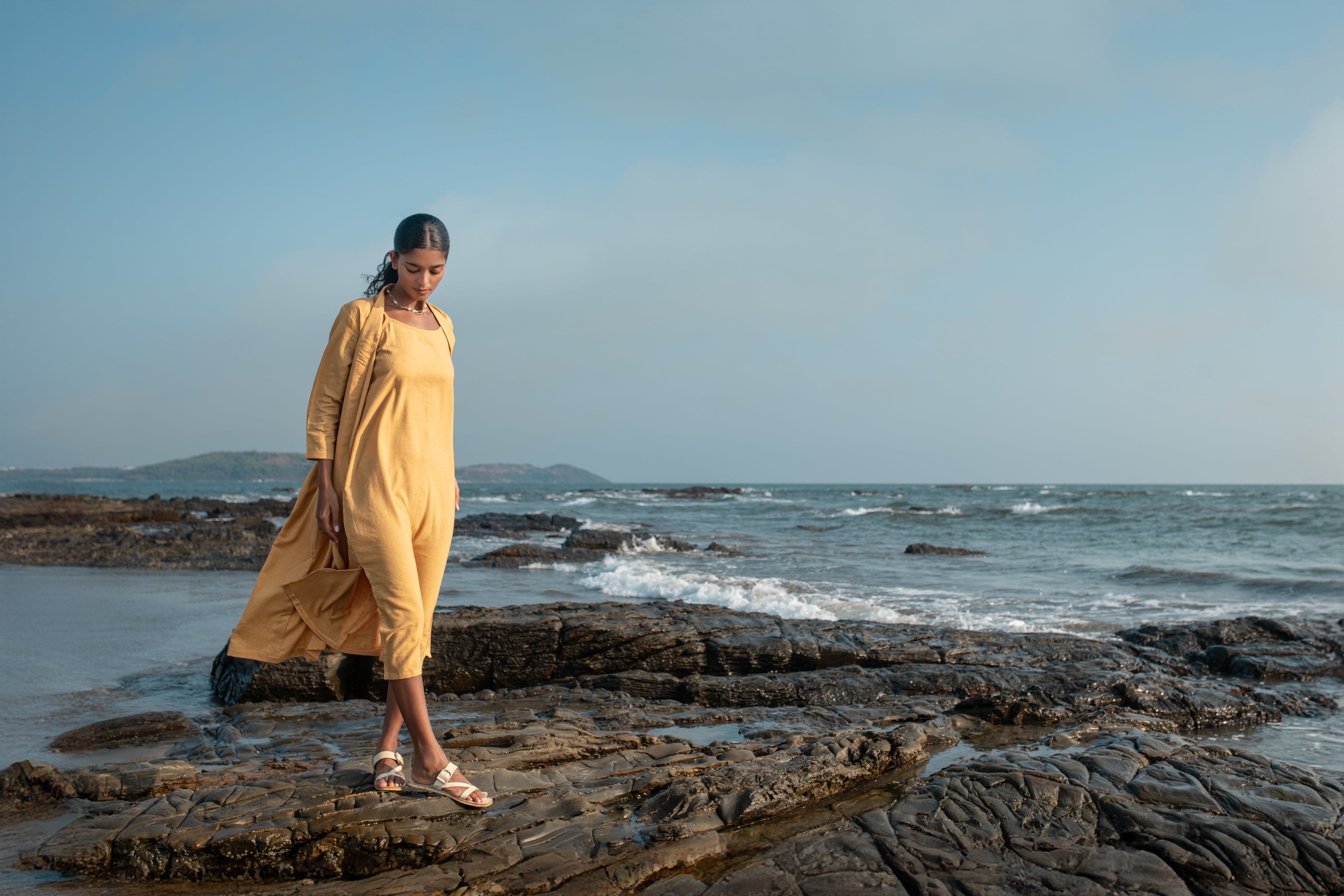 Elara  - Solid Slip + Jacket Set