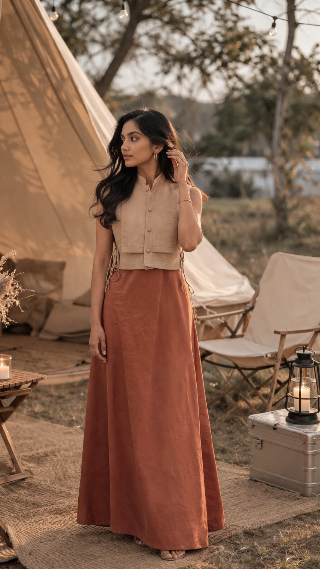 Linea Vest + Osa Dress