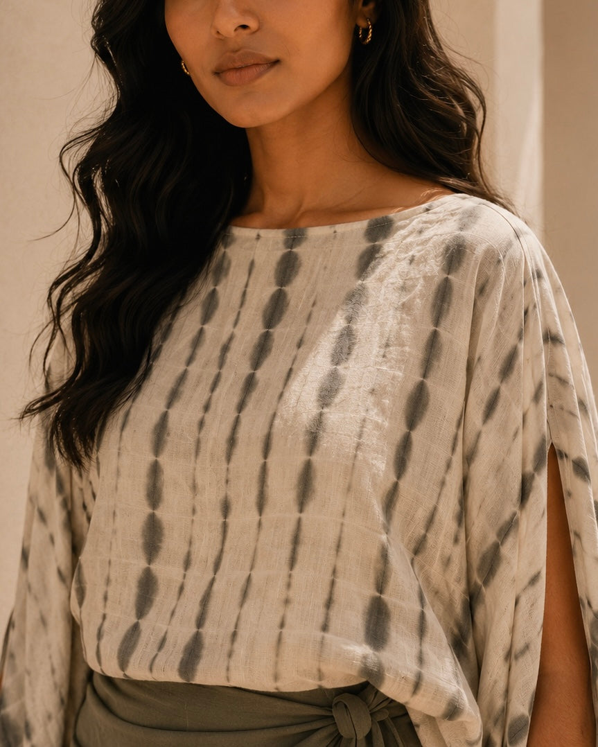 Arro Tie & Dye Top + Sol Wrap Skirt